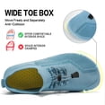 thumbnail image 3 of Ecetana Women's Minimalist Walking Shoes Wide Toe Barefoot Shoes Casual Sneakers Breathable Slip On Shoes, 3 of 7