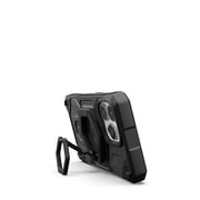 UAG Magnetic Phone Ring Stand Compatible with MagSafe Magnet, Removable Metal Finger Ring Grip & 360 Rotation Adjustable Kickstand for iPhone 17/16/15, Galaxy S26/S25/S24, Black/Black