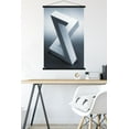 thumbnail image 5 of X Optical Illusion Wall Poster with Magnetic Frame, 22.375" x 34", 5 of 6