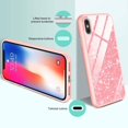 thumbnail image 6 of iPhone XS Max Case - Marble Pattern, 9H Tempered Glass, 6 of 8