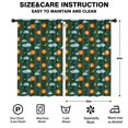 thumbnail image 2 of Blackout Kids Curtains,Green Sun Moon Cloud Planet Pattern Childrens Insulated Curtains Set Of 2,Bedroom Essentials,Toddler Room Decor 52"x84", 2 of 5