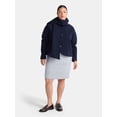 thumbnail image 2 of Free Assembly Women's Faux Wool Jacket with Scarf, Sizes XS-XXL, 2 of 6
