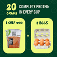 thumbnail image 4 of (12 pack) CHEF WOO Roasted Chicken Ramen Cup High Protein Noodles (2.5 oz), 20g of Animal-free, Bioavailable Protein, .&nbsp;, 4 of 16
