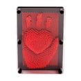 thumbnail image 3 of Pizarra de palma Pin Art Toy Sharkwill 3D de plástico rojo, 3 of 7