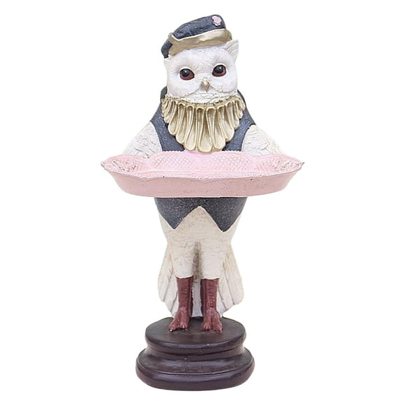 Home Decor Resin Crafts Owl Shaped Storage Tray For Home Garden Yard Decoration E Commerce Product Title
