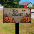 thumbnail image 3 of Horror Pumpkin Ghost Bat Spider Happy Halloween Mailbox Covers,Magnetic 21x25.5 Inch Mailbox Wrap Water Proof Reusable Halloween Post Letter Box Covers for Rustic Farmhouse Home Decor, 3 of 4