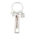 thumbnail image 5 of ULTNICE House Key Ring Stainless Keychain Silver 1Pcs Welcome Back Home present, 5 of 8
