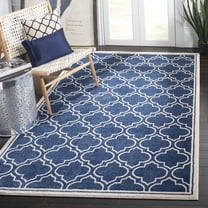 Safavieh Amherst Wilson Geometric Area Rug, Navy/Ivory, 6' x 9'