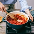 thumbnail image 3 of Merten and Storck German Enameled Iron 1873 Aegean Teal Braiser, 4QT, 3 of 10
