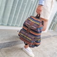 thumbnail image 3 of LinqiVintage Backpack for Women, Boho Casual Backpack Purse, Unique Ethnic Style Handbag & Shoulder Bag, Blue, 3 of 7