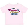 thumbnail image 3 of Inktastic My Mawmaw and Pawpaw Love Me with Hearts Boys or Girls Toddler T-Shirt, 3 of 5