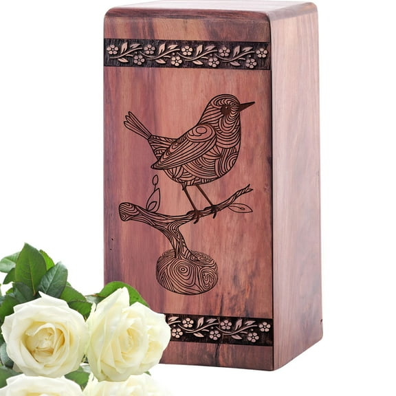 Sparrow Urn - Large Urns For Human Ashes Adult - Urn For Ashes Adult Male - Cremation Urns For Human Ashes - Funeral Urns For Adult Ashes Women - Decorative Urns For Human Ashes - 14Inch