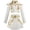 White, variant on Pop Singer Stage Performance Outfit with Top and Pants Halloween Cosplay Costume
