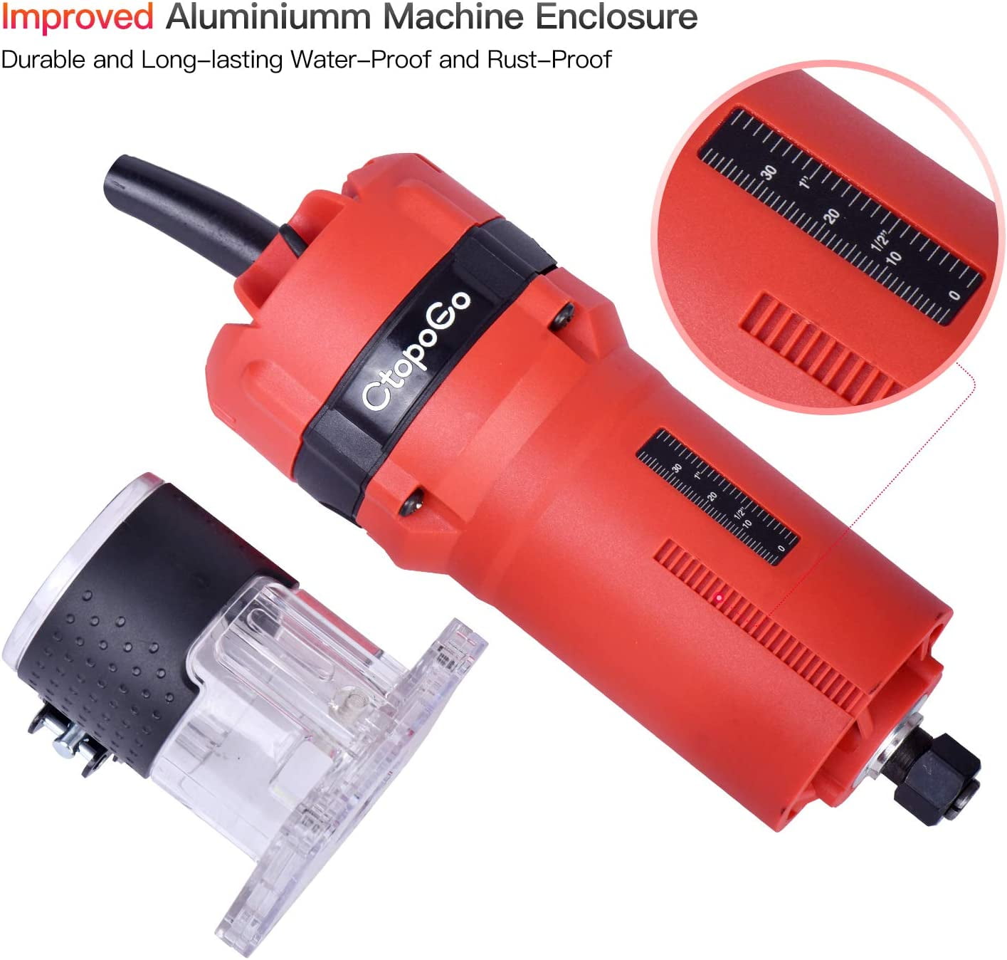 Compact Router Tool 800W Wood Palm Router Tool for