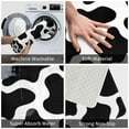 thumbnail image 5 of Uemuo Cow Print Black White Printed Door Mat Indoor Doormat 16"x24",Front Back Door Mats Non Slip Entrance Rugs,Inside Doormats for Entryway, 5 of 9