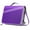 Purple, variant on MoKo Zipper Binder, 3 in 3 Ring 600 Sheet Capacity Binder Organizer with Shoulder Strap, School Supplies, Black