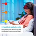 HoMedics Relaxing Sleep Gel Eye Mask, Heated, Weighted, Calming Comfort, Adjustable Size, Black, HP-G42AJ - image 3 of 6