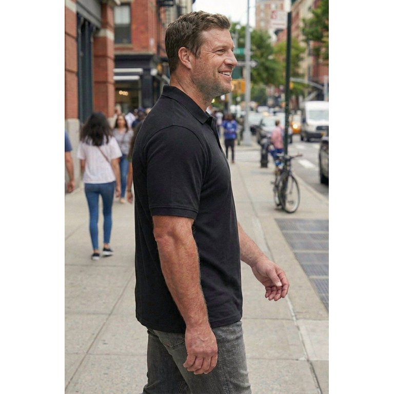 Kingsize Men's Shrink-Less Classic Cotton Polo photo 2