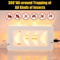 thumbnail image 3 of 2pack Flea Trap Fishbone Shape With 4 FlyingInsectTrap Sticky Refill Discs Easy To Use White, 3 of 7