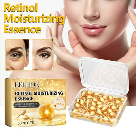 SDJMa Retinol Facial Capsule Essence Retinol Moisturizing Essence Improves fine lines Hydrate urgently Repair skin - 30pcs