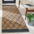 thumbnail image 2 of SAFAVIEH Natural Fiber Ingram Geometric Area Rug, Natural/Black, 4' x 6', 2 of 9