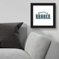 thumbnail image 5 of Gallery Pops NHL Seattle Kraken - Wordmark Wall Art, Black Framed Version, 12" x 12", 5 of 5