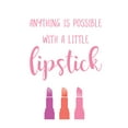 thumbnail image 2 of Murray, Amanda 15x18 White Modern Wood Framed Museum Art Print Titled - Little Lipstick, 2 of 4