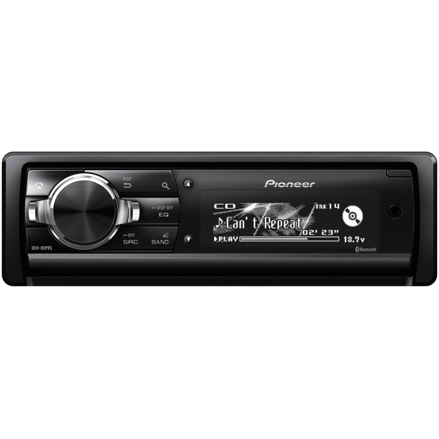 Pioneer DEH80PRS SingleDin InDash CD Receiver With BuiltIn