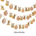 thumbnail image 2 of Plastic Easter Egg Tree String Lights With Multicolor LED Bulbs 59 in Long For Holiday Decorations And Festive Mood Lighting, 2 of 7