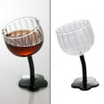 thumbnail image 1 of Linda copa con patas transparente multiusos vasos para beber postre champán para restaurante vino bebida Festival té A rayas Baoblaze Cuencos de postre de copa, 1 of 8