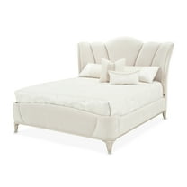 La Marisia King Chenille Bed - Tranquil/Champagne Gold