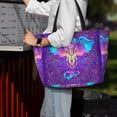 thumbnail image 7 of Pofeuu Elephant in Tribal Style Print Beach Bag,Waterproof Sandproof Beach Tote Bag, Large Capacity Foldable Beach Bags for Women, 7 of 7