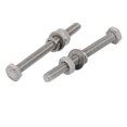thumbnail image 3 of Unique Bargains 20pcs 304 Stainless Steel M4x40mm Hex Bolts w Nuts and Washers Assortment Kit, 3 of 3