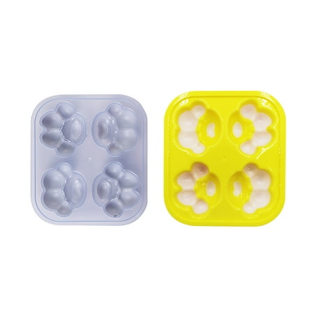 

Ice Maker Cat Paw Shape Ice Cream Mould Silicone Mold Reusable Tray