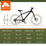 Ozark Trail 27.5 M.1 Vibe Mountain Bicycle, Large Frame, Fits Riders 59 - 62+, Black, Adult, Unisex