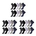 thumbnail image 4 of Minnieouse 10 Uds calcetines de hombre poliéster algodón verano Color sólido transpirable negocios medio tubo calcetín hogar ciclismo Oficina Type1 NO1, 4 of 6