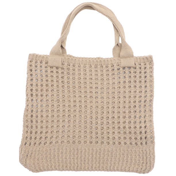 KAKOWELY Bolso grande de playa, bolso de hombro, bolso de punto, bolso de ganchillo, bolso de mujer