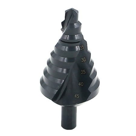 

Tmosphere HSS Multiple Hole 8 Sizes 10/15/20/25/30/35/40/45mm Titanium Step Drill Bit 8 Steps Cone Drill Bit Hole