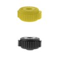 thumbnail image 1 of 2 Piezas de Perillas de Platillo de Ajuste de Pieza de Instrumento de Percusión Amarillo + Negro, 1 of 9