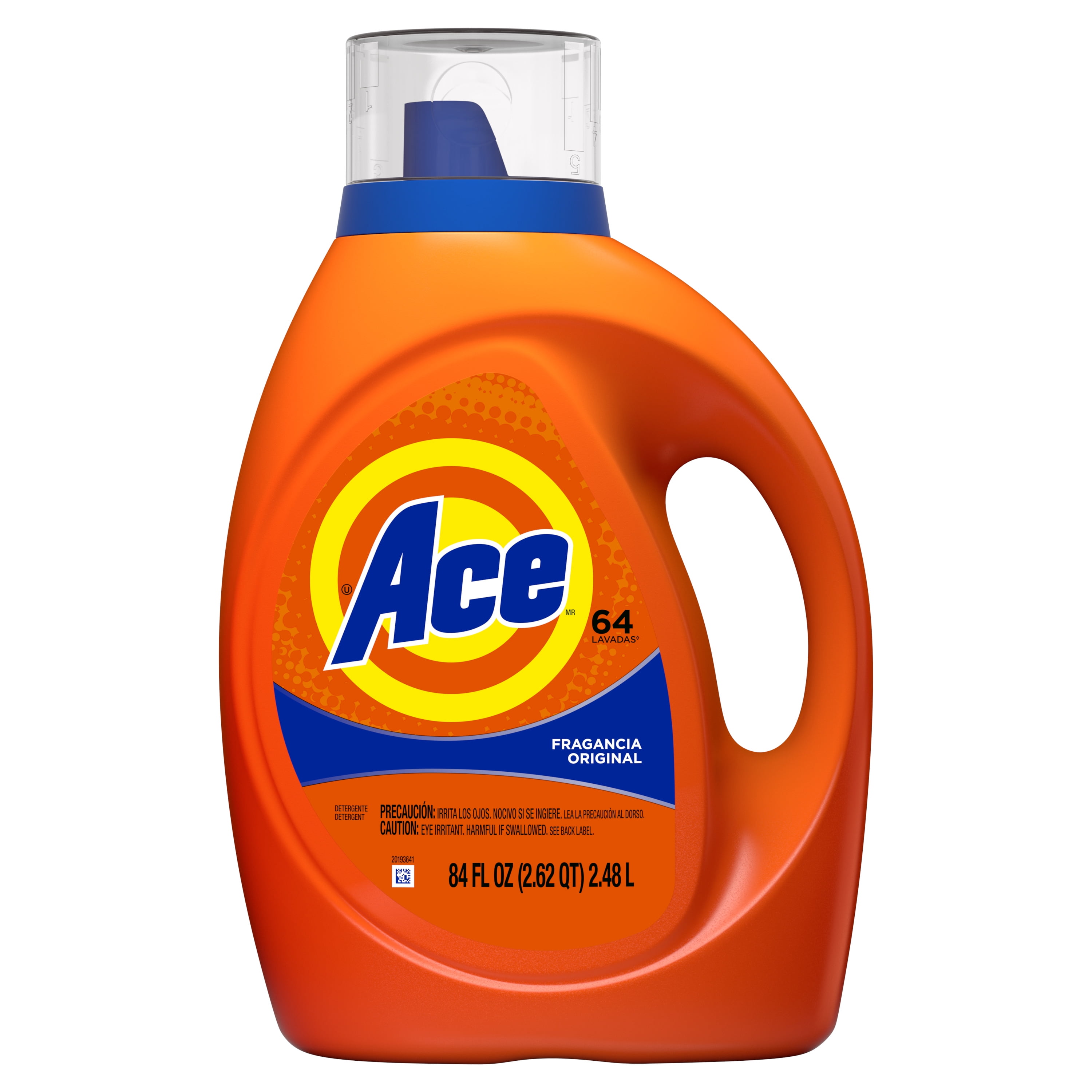 (3 pack) Ace Liquid Laundry Detergent, Original, 64 Loads, 84 fl oz, HE Compatible