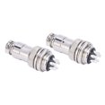 thumbnail image 1 of Conector de enchufe de aviación, carcasa de aleación de Zinc, conectores chapados en plata y cobre, 2 uds., 1 of 5