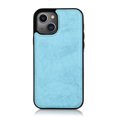 thumbnail image 4 of SaniMore for iPhone 14 6.1" 2022 Case, Flip Folio PU Leather Wallet Cover Detachable Shell Wrist Strap Kickstand Card Slots Business Shockproof Case Magnetic Clasp for iPhone 14 6.1" 2022, Lightblue, 4 of 14