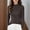 Coffee, variant on Sweaters for Women Thread Semi High Neck Undershirt Women's Autumn and Winter Thread Versatile Top Thin Strip Thin Knitted Sweater