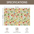 thumbnail image 3 of Placemat, Pioneer Flower Floral Print Pattern Place Mats Table Mat Set Of 2, PVC Washable Placemats for Party Kitchen Dining Decoration, 18x12 Inch, Fade Resistant, 3 of 6