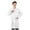 White, variant on felwors Professional Lab Coat for Men, Long Medical Coat for Science Medical Doctor Nurse Student, Unisex White, XXL