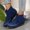 Blue, variant on Boots for Women Fall Winter Comfortable Versatile Tassel Boots Slip on Casual Warm Outdoor Flat Short Shoes With Rivets Beige 9 Wide(EU:42)