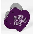 thumbnail image 3 of Inkdotpot 50 Pack Real Silver Foil Paper Tag Merry Christmas Favor Hang Tag, 3 of 8