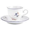 thumbnail image 4 of Tea Party Set for Women Goose Porcelain Tea Set of 14 for 6 pers. 1 Teapot 1 Sugar Bowl 6 Cups 6 Saucers Wedding Teapot Set for Adults, 4 of 10