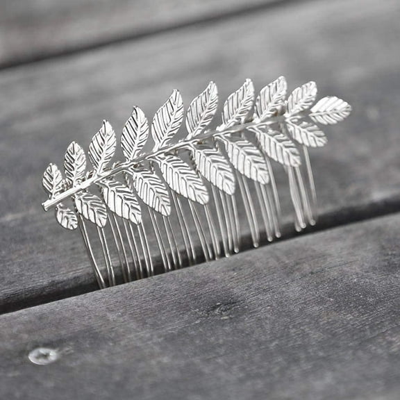 Leaf Bridal Hair Combs Bride Wedding Hair Accessories Gold Headpiece for Women and Girls