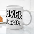 thumbnail image 3 of CafePress - Denver Colorado Mug - 11 oz Ceramic Mug - Novelty Coffee Tea Cup, 3 of 4